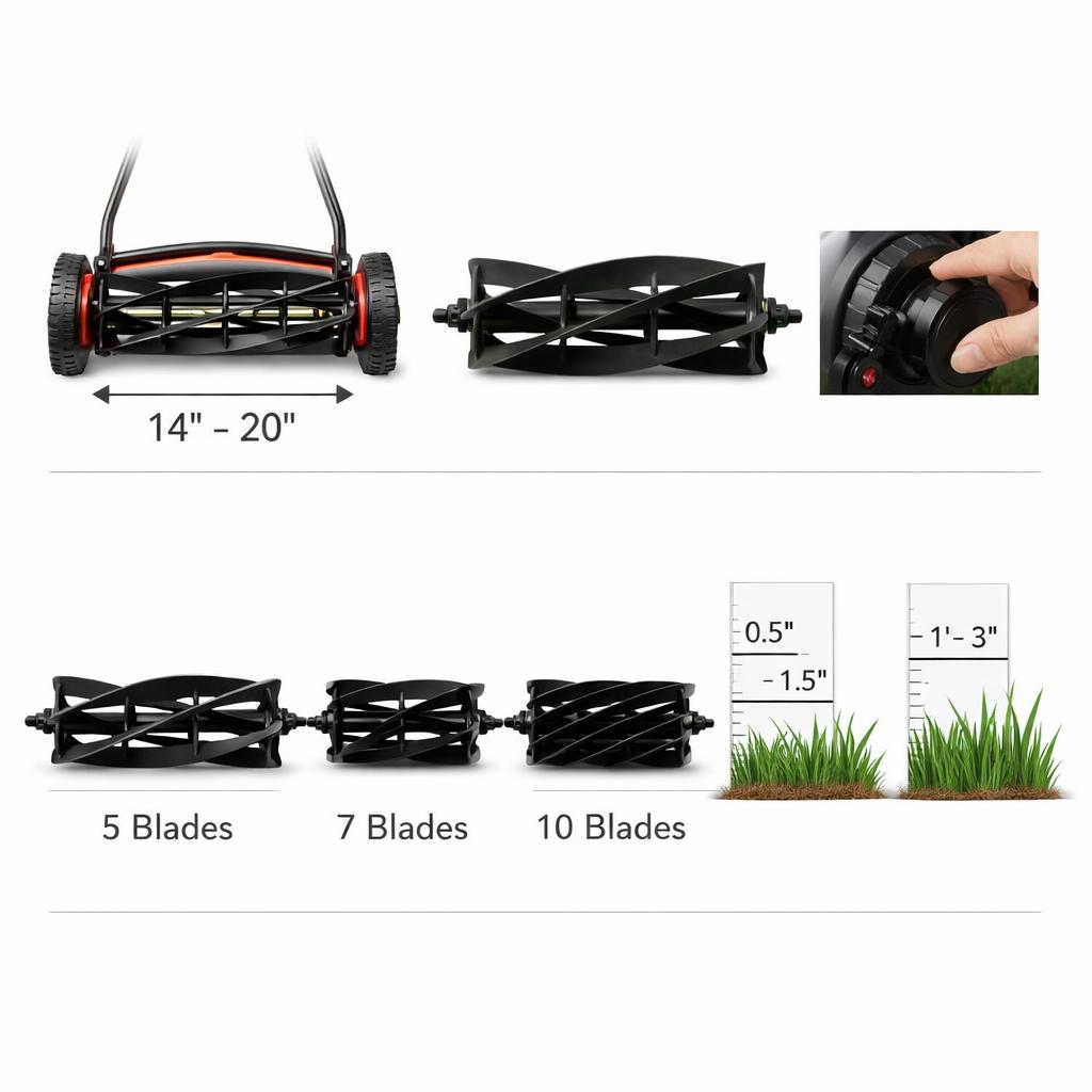 reel mower​ supporting image 1