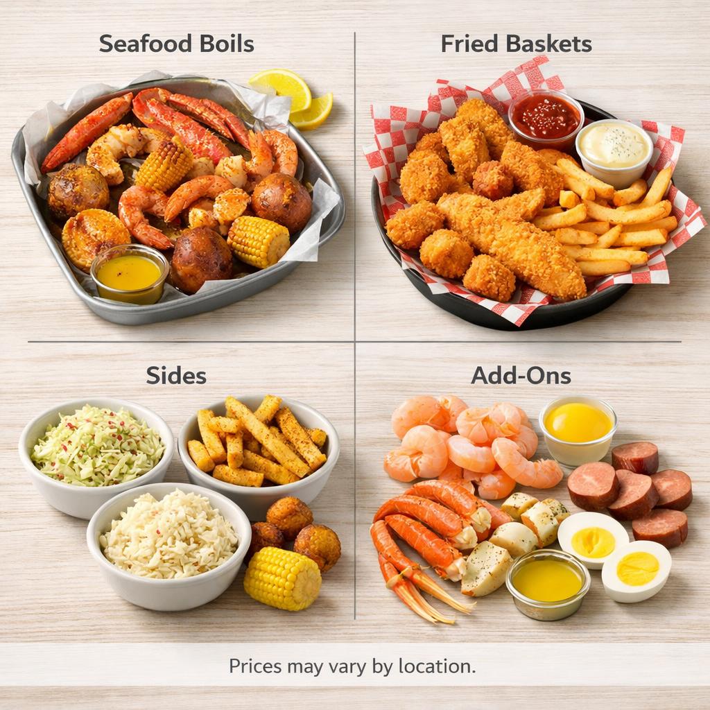 hook and reel menu​ supporting image 2