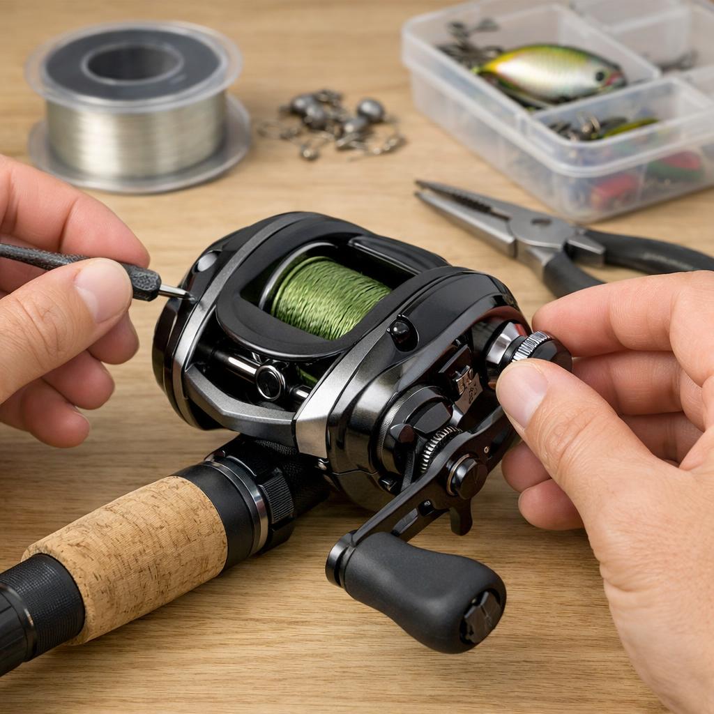 cast baitcast reel supporting image 3