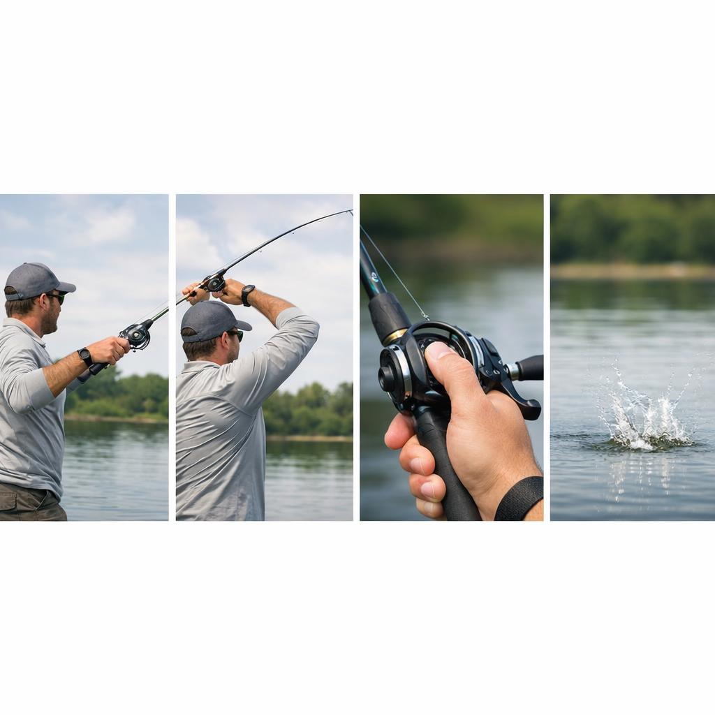 cast baitcast reel supporting image 2